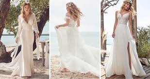 beach wedding dresses